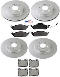 FOR MERCEDES ML320 FRONT REAR DISCS & PADS SHOCK SPRINGS