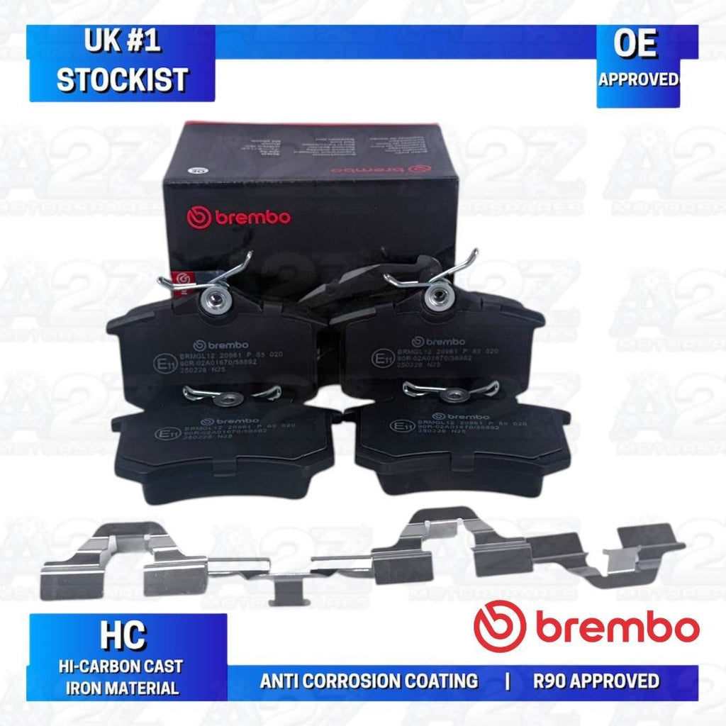 SKODA OCTAVIA 1.8T VRS BRAKE DISC BRAKE PADS BREMBO FRONT REAR 