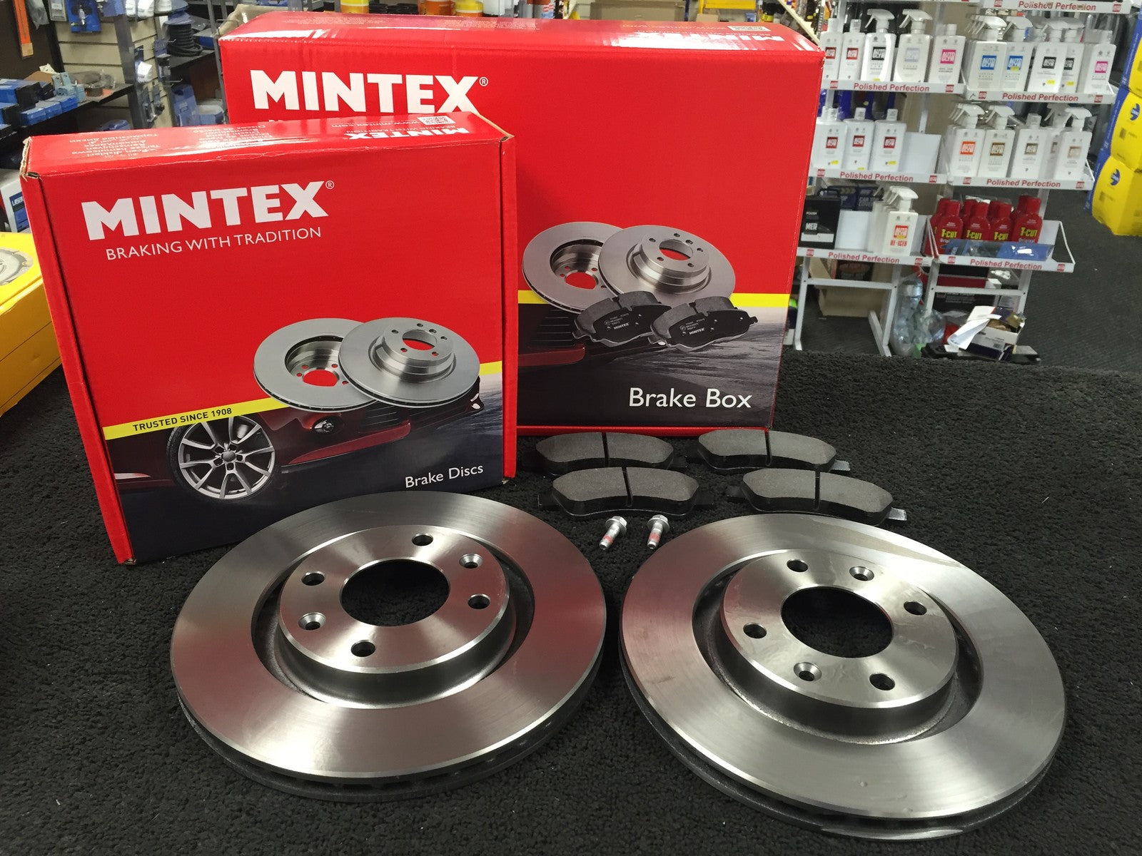 PEUGEOT 206 1.6 2.0 16V 1.6 2.0hdi SW MINTEX FRONT BRAKE DISCS BRAKE PADS 