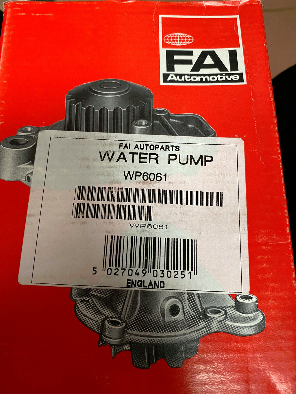 1 X WATER PUMP FOR OPEL CORSA A KADETT E VECTRA A VAUXHALL ASTRAMAX BELMONT 