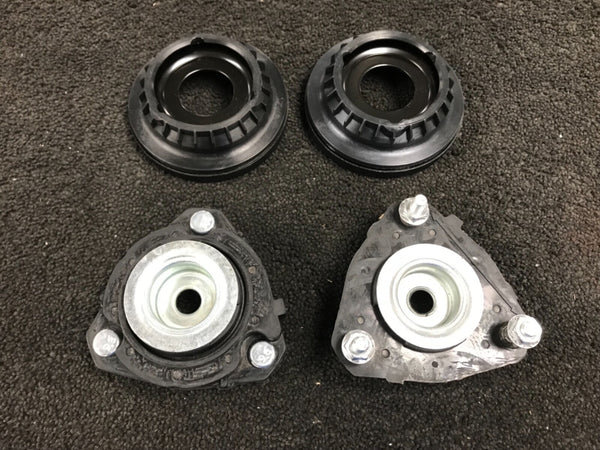 FOR FORD MONDEO MK3 FRONT + REAR SHOCK ABSORBERS WITH STRUT MOUNTINGS 