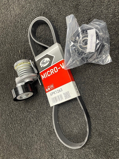 FOR AUDI A5 8F 8T Q5 A4 B8 8K A6 2.0TDI C7 4G AUXILARY FAN BELT TENSIONER KIT