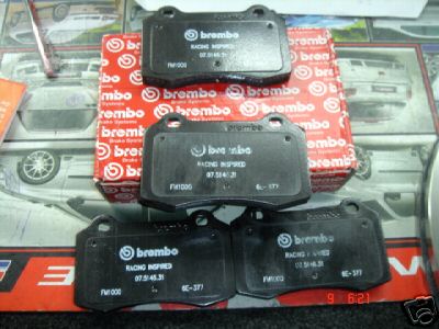 AUDI TT QUATTRO BRAKE PADS BREMBO RACING FRONT