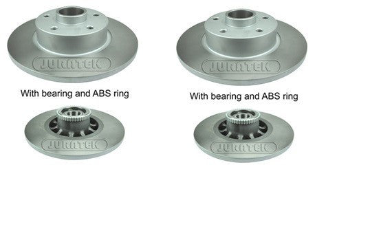 for FIAT TALENTO MULTIJET 2016-2020 2 REAR BRAKE DISC BEARING ABS BRAKE PAD REAR