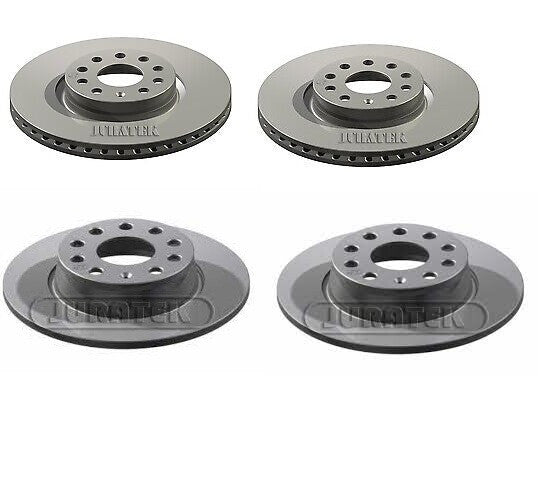 FIT FOR SKODA YETI ELEGANCE TDI CR 170 (MK1 (5L))  FRONT AND REAR BRAKE DISCS