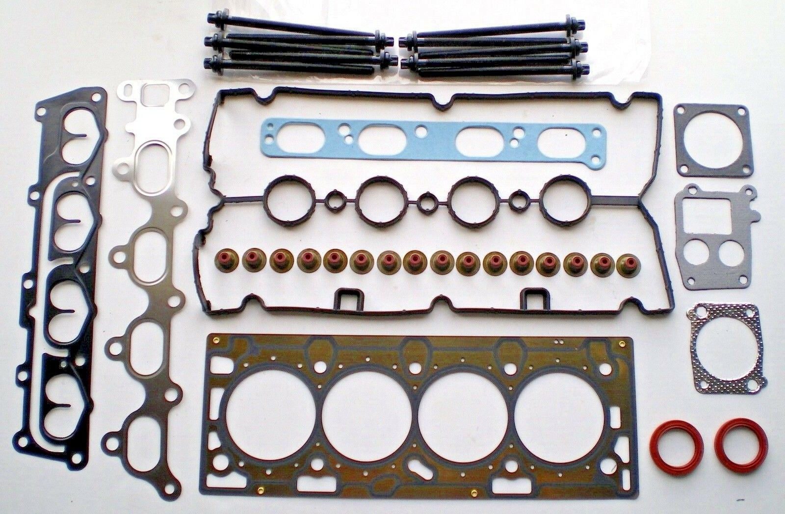 FOR VAUXHALL ASTRA MERIVA VECTRA C ZAFIRA 1.6 Z16XE1 HEAD GASKET SET & BOLTS