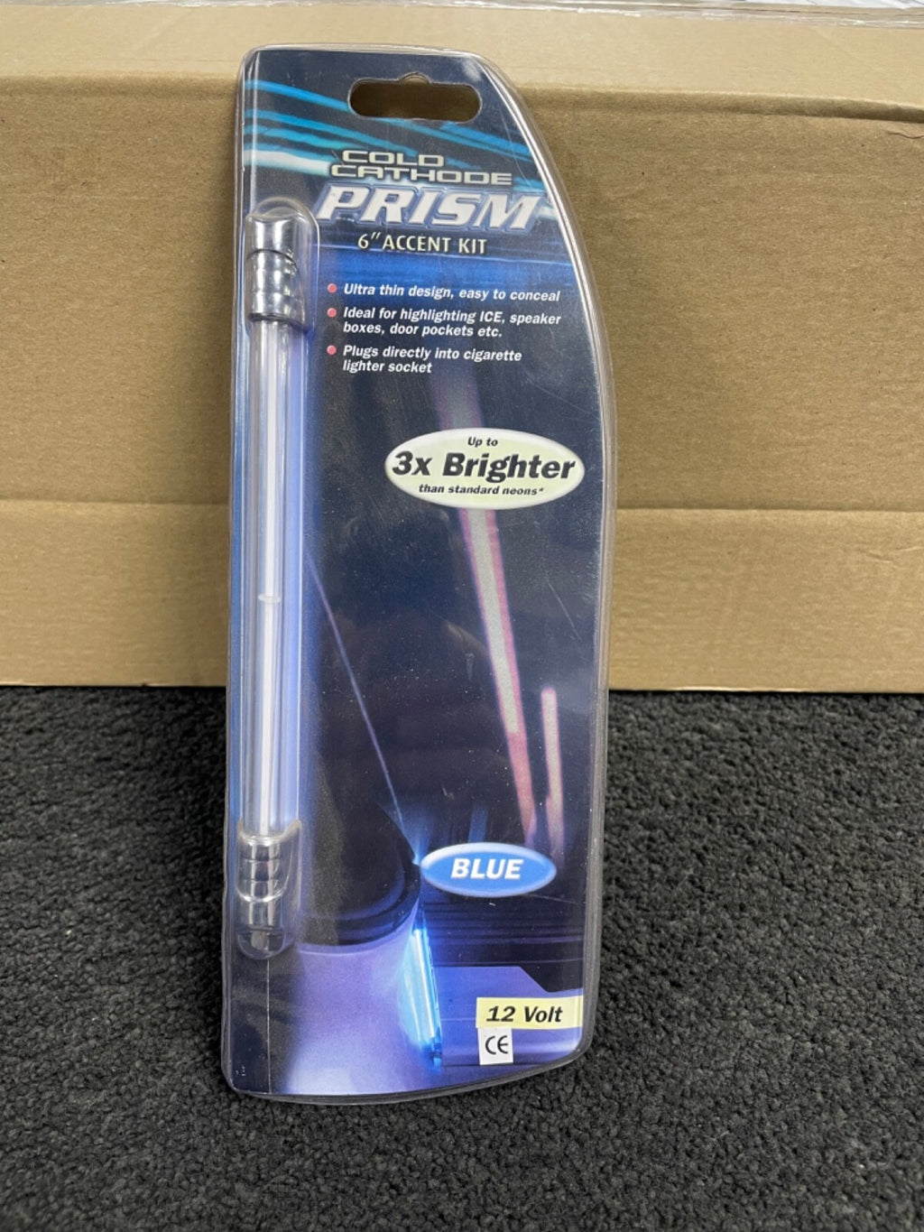 12V INTERIOR NEON BLUE LIGHTING 6" TUBE LIGHTING ACCESSORY