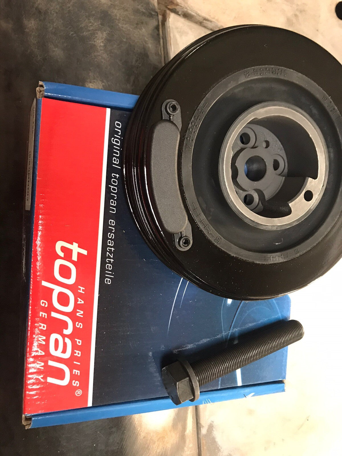 AUDI A6 C4 2.5 AVANT QUATTRO 1994-1997 CRANKSHAFT PULLEY +BOLT