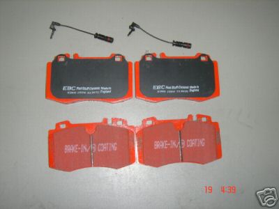 FOR MERCEDES ML270 320 370 430 BRAKE PADS EBC RED STUFF F