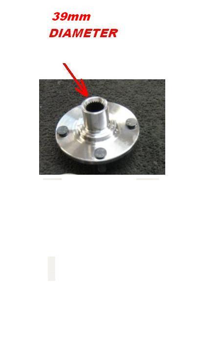 ESCORT 1.816V GTI RS2000 FRONT WHEEL BEARING HUB FLANGE