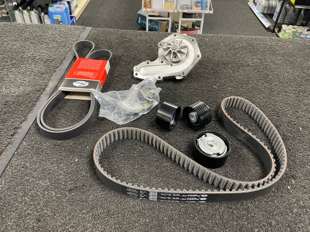 RENAULT CLIO 2.0 SPORT 182  TIMING BELT KIT AUX FAN BELT WATER PUMP PULLEY