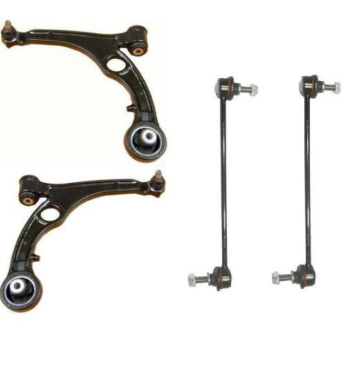  FOR STILO 2001-2007 2 LOWER WISHBONE ARM 2 ANTI ROLL BAR LINKS LEFT RIGHT 12.5M