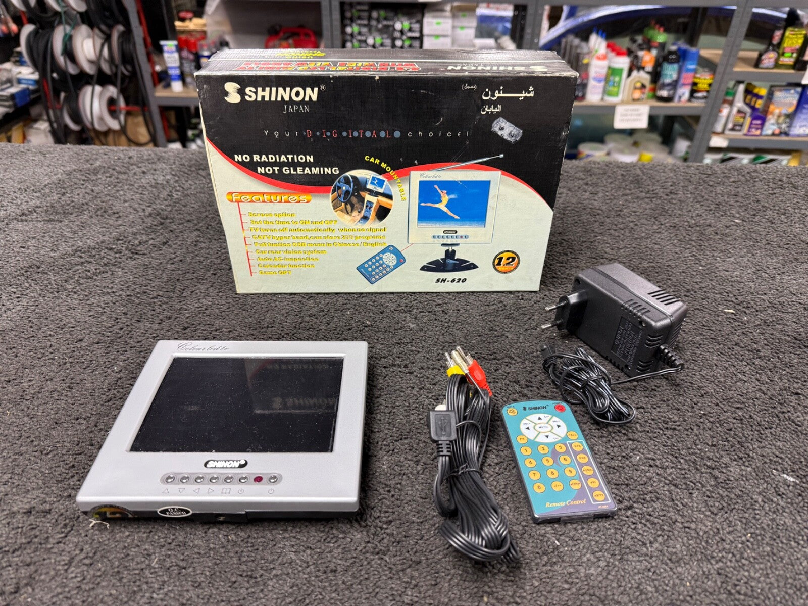 SHINON JAPAN SH-620 CAR TV