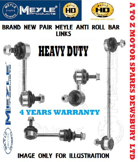 PEUG 307 HDI SW FRONT ANTIROLL BAR STABILISER DROP LINK ROD RODS MEYLE HD PAIR