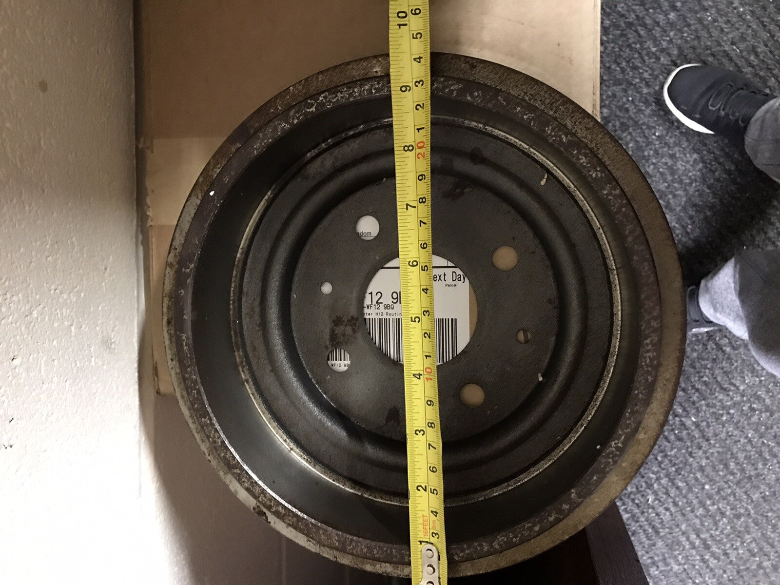 CORTINA 1500 GT CAPRI CLASSIC ESCORT MK1 REAR BRAKE DRUM NEW OLD STOCK