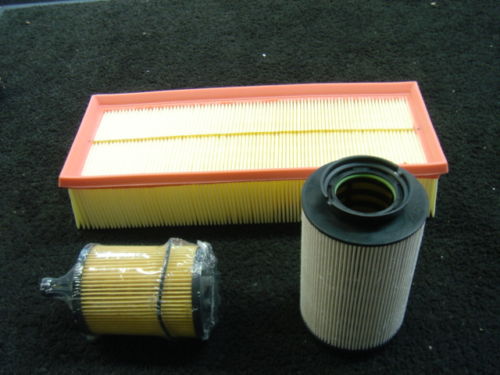 VW JETTA 2.0TD AZV BKD BMM OIL FILTER  AIR FUEL FILTER