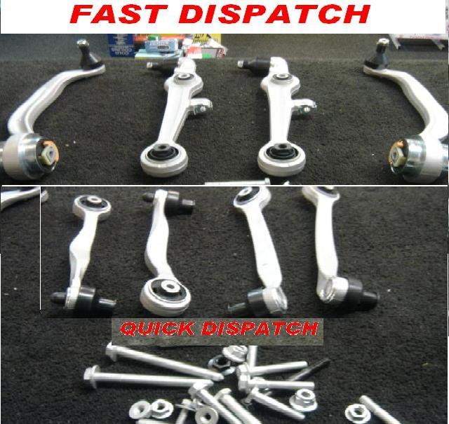 AUDI A4 A6 A8 FRONT SUSPENSION WISHBONE ARMS SET OF 8