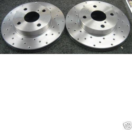 FOR MAZDA MX5 EUNOS ROADSTER 1.6 CROSS DRILLED FRONT BRAKE DISC 235mm