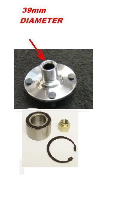 FORD ESCORT 1.6 1.8 16V GTI 2.0 RS2000 FRONT WHEEL BEARING WITH HUB FLANGE