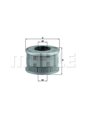 FUEL  FILTER MAHLE KX79D