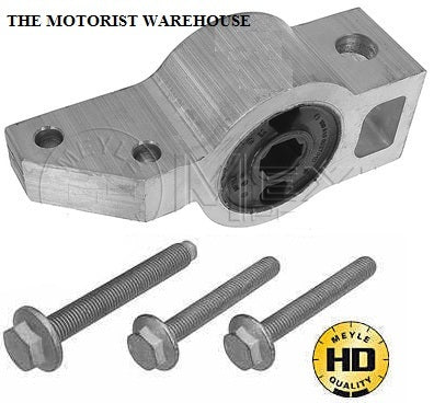 AUDI A3 8P7 CONVERTIBLE FRONT LOWER ARM TRAILING ARM REAR BUSH + BOLTS KIT NEW