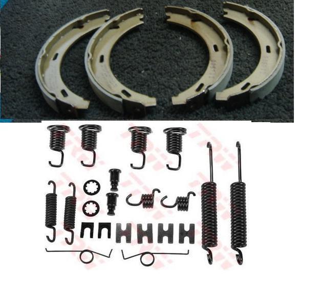 VAUXHALL SENATOR ROYALE CARLTON OMEGAE REAR HANDBRAKE SHOES  BRAKE FITTING KIT 
