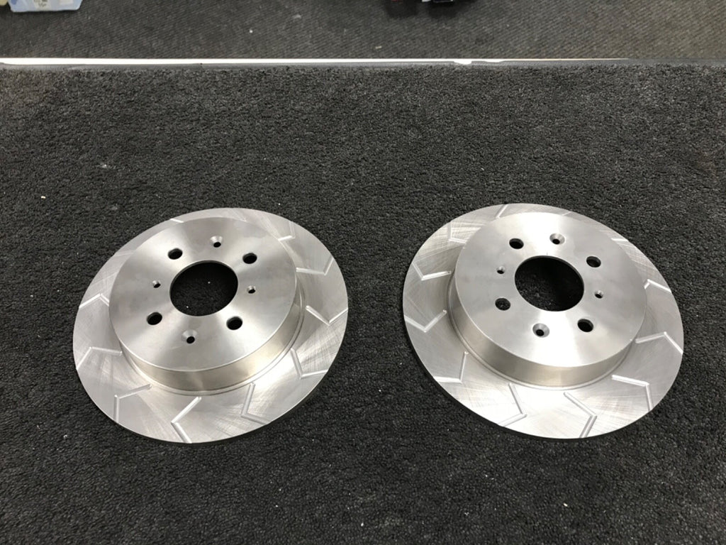 ROVER MG ZR 160 ZS 180 REAR GROOVED BRAKE DISC 260MM DIAMETER 260x100