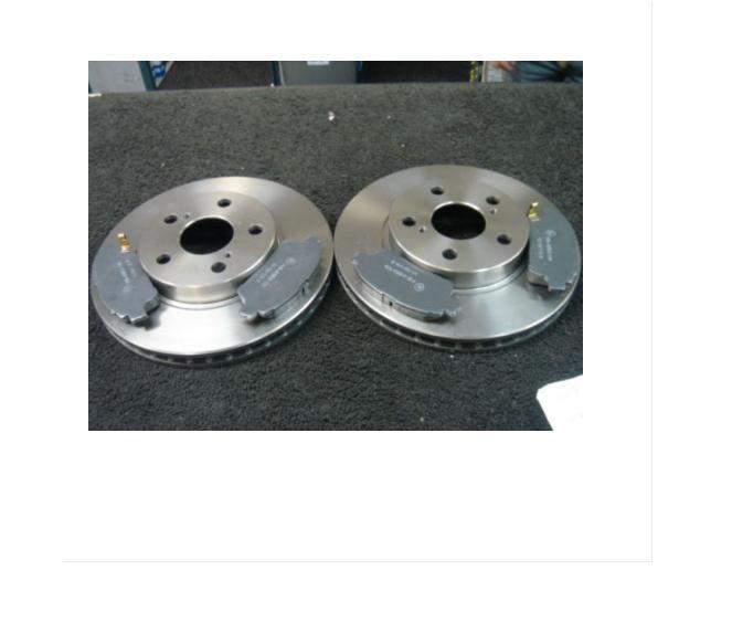 FOR HONDA CRV 2.0 S SE SPORT 02-2005 BRAKE DISC FRONT BRAKE PADS 5 STUD 282MM