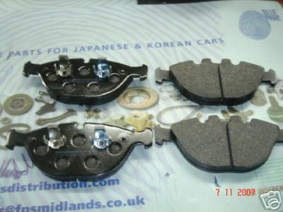 FOR BMW X5 BRAKE PADS FRONT MINTEX  4.6 4.8
