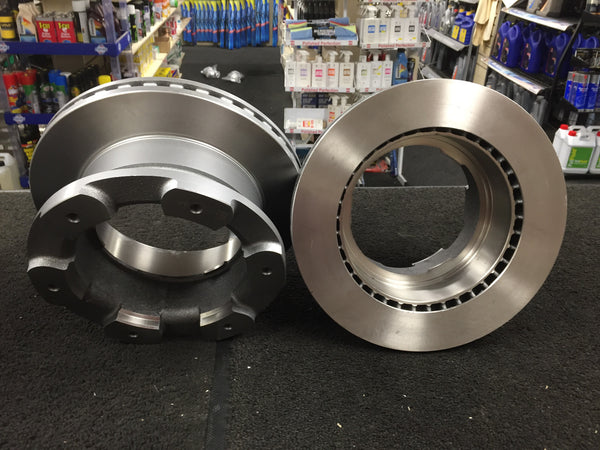 FOR IVECO DAILY 65C14 65C15 65C17 TWIN WHEELER REAR BRAKE DISCS VENTED 306MM