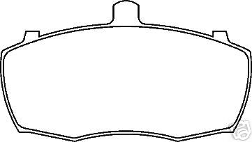 FOR LEYLAND LDV CONVOY PILOT FOR FRONT BRAKE PADS TWIN WHEELER