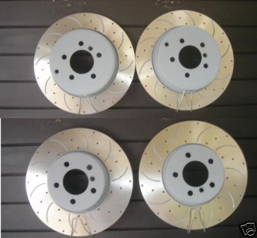 FOR RANGE ROVER SPORT 4.2 V8 BRAKE DISC SPORT DRILLED GROOVED FRONT REAR