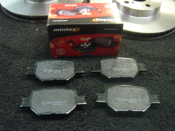 BRAKE PADS FOR TOYOTA CELICA VVTI 190 140BHP 02ON  FRONT  BRAKE PADS MINTEX