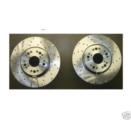 FOR LEXUS IS200 PERFORMANCE DRILLED BRAKE DISCS X 2 