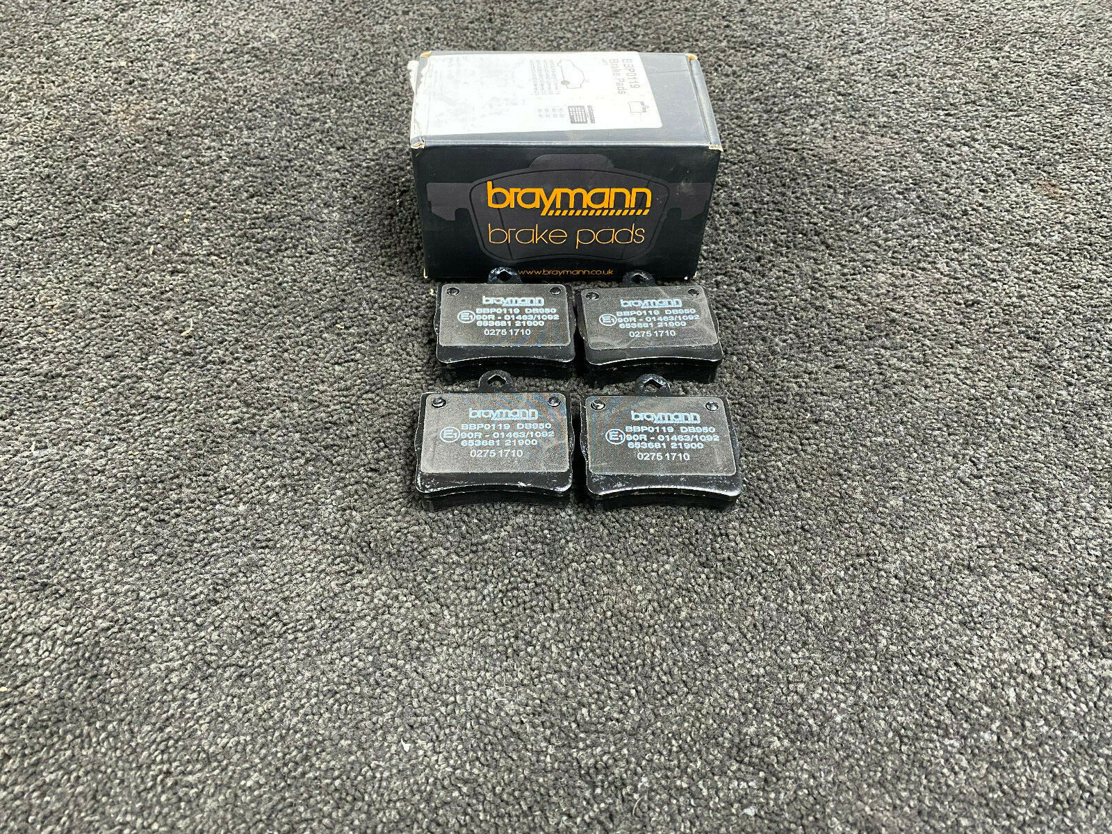 BRAYMAN REAR BRAKE PAD SET FOR MERCEDES C180 C220 C230 C250 W202