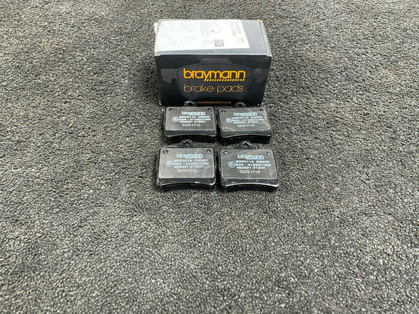 BRAYMAN REAR BRAKE PAD SET FOR MERCEDES C180 C220 C230 C250 W202