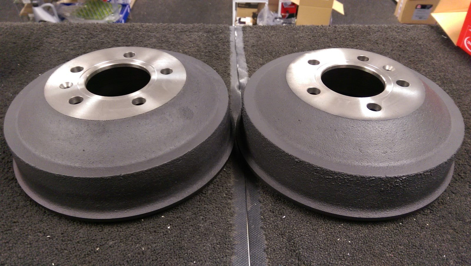 2 x NEW REAR BRAKE DRUM PAIR FOR LDV MAXUS ALL MODELS WITH 15" WHEELS