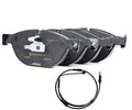 FOR BMW 520d 525d 530d 535d F10 FRONT TEXTAR BRAKE PADS SET + WEAR WIRE SENSOR
