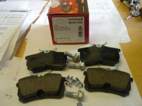 FOR HONDA ACCORD VTEC CDTi REAR MINTEX BRAKE PADS FULL SET NEW
