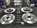 AUDI A7 3.0Bi-TDi QUATTRO SPORT BRAKE DISC BRAKE PADS SENSOR FRONT REAR 356/330