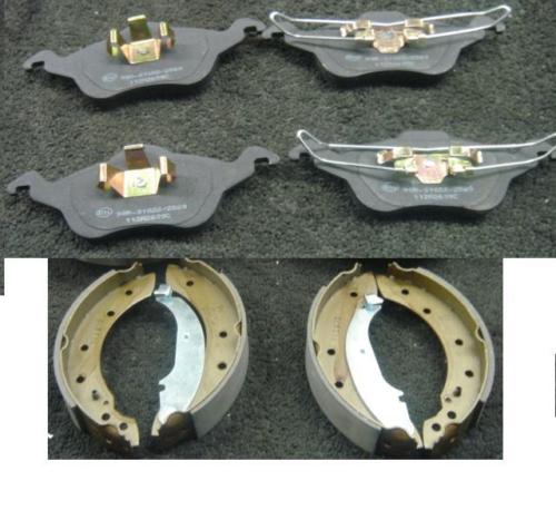 FORD FOCUS BRAKE PADS FRONT BRAKE SHOES REAR NEW