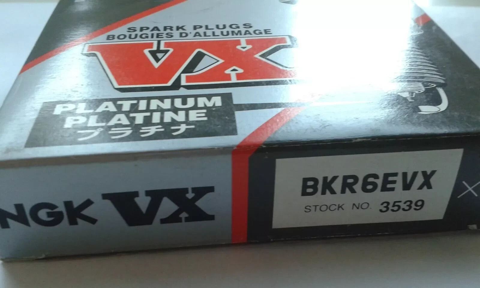 1 set of 4 GENUINE NGK BKR6EVX SPARK PLUGS (3539)