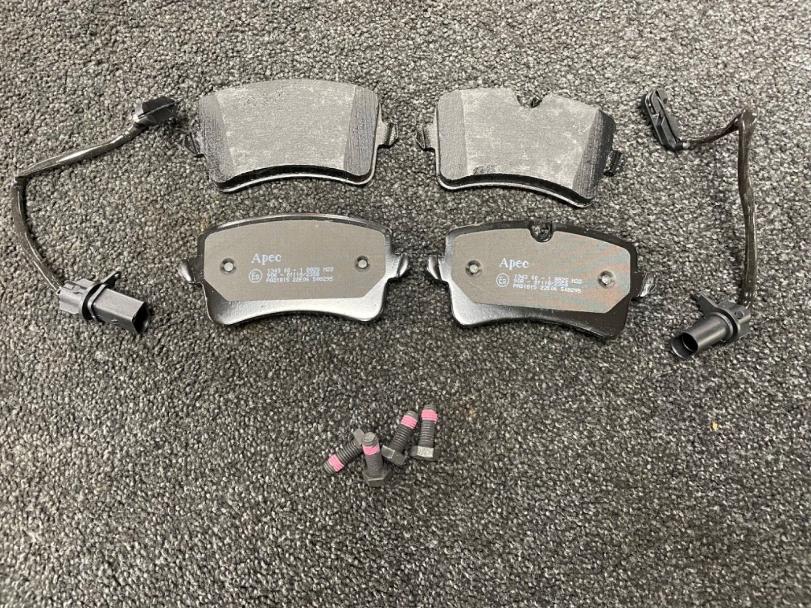 FOR AUDI A7 TDI QUATTRO S LINE BLACK EDITION FRONT AND REAR BRAK PADS SET