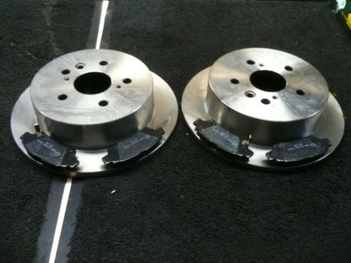 FOR TOYOTA PREVIA VVTI D4D 2000-2007 REAR BRAKE DISCS & PADS 