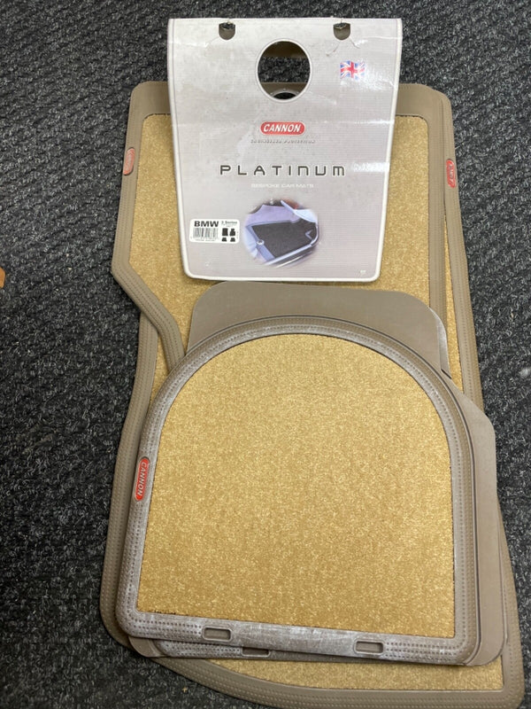 BMW 3se E46 COUPE SALOON ESTATE GENUINE CANNON CLOOR MATS FULL SET