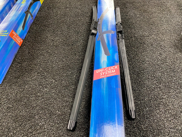 FOR FIAT STILO 22" 19" FRONT FLAT WIPER BLADE SET WT368R 