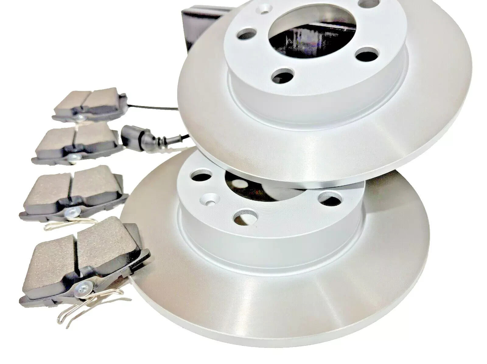 Audi A1 A2 A3 TT (1997-24) 2 REAR BRAKE DISC REAR BRAKE PADS