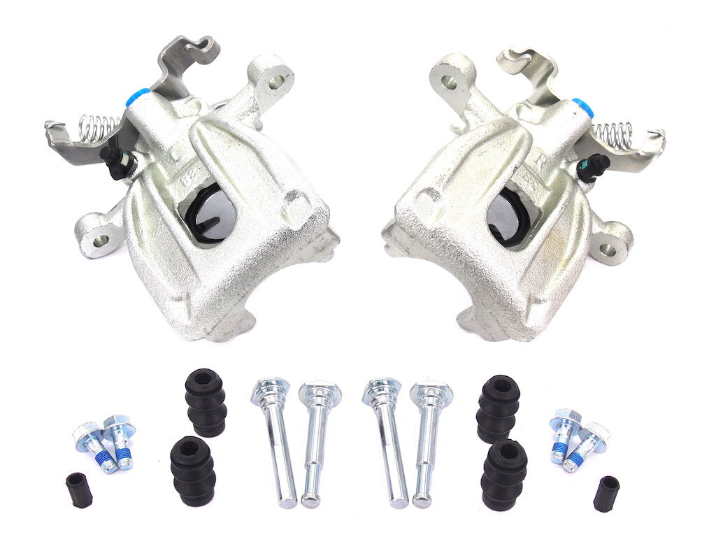 REAR BRAKE CALIPER PAIR NEW LH RH FORD MONDEO MK3 2004-2007 WITH GUIDE PIN+BOLTS