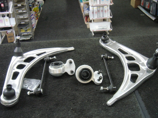 BMW 3 SER E46 2 LOWER WISHBONE ARMS 2 BUSHES 2 ANTI ROLL BAR LINKS