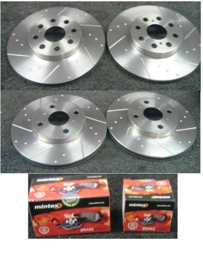 FOR TOYOTA MR2 MR-S VVTI ROADSTER BRAKE DISC GROOVED BRAKE DISC BRAKE PADS